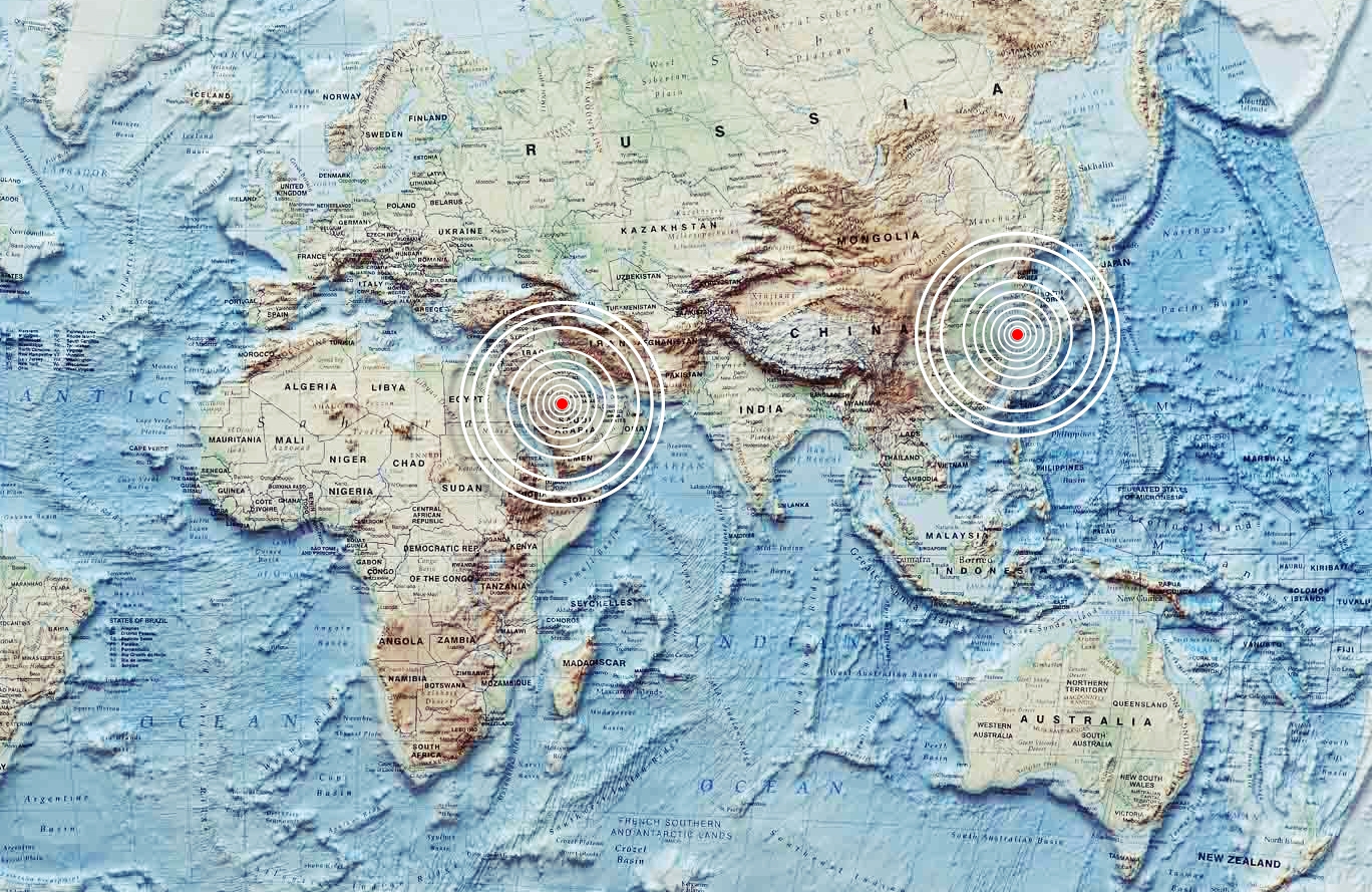 The Geostrategic Competition over the Middle East and the Far East